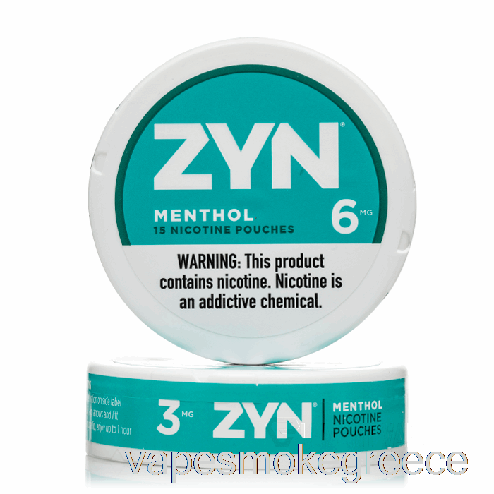 Vape Greece Zyn σακουλάκια νικοτίνης - μενθόλη 3mg (5-συσκευασία)